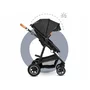 Carucior 3 in 1, Lionelo, Amber, Cadru aluminiu, Cu landou intarit si salteluta moale, Cu scoica auto testata ADAC, Reversibil, Cu accesorii, Geanta parinti, Pana la 22 kg, Gri Inchis - 47