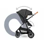 Carucior 3 in 1, Lionelo, Amber, Cadru aluminiu, Cu landou intarit si salteluta moale, Cu scoica auto testata ADAC, Reversibil, Cu accesorii, Geanta parinti, Pana la 22 kg, Gri Inchis - 46