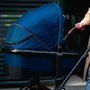 Carucior 2 in 1, Lionelo, Mika, Cadru din aluminiu, Cu landou intarit si salteluta moale, Reversibil, Maner ajustabil, Plasa de tantari, Husa de ploaie, de picioare, 22 kg, Conform cu standardele europene de securitate EN1888-1 EN1888-2, EN1466, Albastru - 22