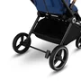 Carucior 2 in 1, Lionelo, Mika, Cadru din aluminiu, Cu landou intarit si salteluta moale, Reversibil, Maner ajustabil, Plasa de tantari, Husa de ploaie, de picioare, 22 kg, Conform cu standardele europene de securitate EN1888-1 EN1888-2, EN1466, Albastru - 11