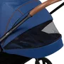 Carucior 2 in 1, Lionelo, Mika, Cadru din aluminiu, Cu landou intarit si salteluta moale, Reversibil, Maner ajustabil, Plasa de tantari, Husa de ploaie, de picioare, 22 kg, Conform cu standardele europene de securitate EN1888-1 EN1888-2, EN1466, Albastru - 13