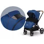 Carucior 2 in 1, Lionelo, Mika, Cadru din aluminiu, Cu landou intarit si salteluta moale, Reversibil, Maner ajustabil, Plasa de tantari, Husa de ploaie, de picioare, 22 kg, Conform cu standardele europene de securitate EN1888-1 EN1888-2, EN1466, Albastru - 19