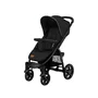 Carucior sport, Lionelo, Annet Plus, De la nastere, Cu accesorii si capotina XXL reglabila, 0 - 22 Kg, Conform cu standardele europene de securitate EN1888-1 si EN1888-2, Negru - 4