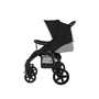 Carucior sport, Lionelo, Annet Plus, De la nastere, Cu accesorii si capotina XXL reglabila, 0 - 22 Kg, Conform cu standardele europene de securitate EN1888-1 si EN1888-2, Negru - 13