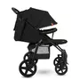 Carucior sport, Lionelo, Annet Plus, De la nastere, Cu accesorii si capotina XXL reglabila, 0 - 22 Kg, Conform cu standardele europene de securitate EN1888-1 si EN1888-2, Negru - 6