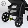 Carucior sport, Lionelo, Annet Plus, De la nastere, Cu accesorii si capotina XXL reglabila, 0 - 22 Kg, Conform cu standardele europene de securitate EN1888-1 si EN1888-2, Negru - 25