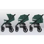 Carucior sport, Lionelo, Annet Plus, De la nastere, Cu accesorii si capotina XXL reglabila, 0 - 22 Kg, Conform cu standardele europene de securitate EN1888-1 si EN1888-2, Verde - 18