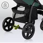 Carucior sport, Lionelo, Annet Plus, De la nastere, Cu accesorii si capotina XXL reglabila, 0 - 22 Kg, Conform cu standardele europene de securitate EN1888-1 si EN1888-2, Verde - 20