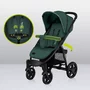 Carucior sport, Lionelo, Annet Plus, De la nastere, Cu accesorii si capotina XXL reglabila, 0 - 22 Kg, Conform cu standardele europene de securitate EN1888-1 si EN1888-2, Verde - 24