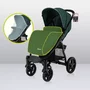 Carucior sport, Lionelo, Annet Plus, De la nastere, Cu accesorii si capotina XXL reglabila, 0 - 22 Kg, Conform cu standardele europene de securitate EN1888-1 si EN1888-2, Verde - 26