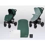 Carucior sport, Lionelo, Annet Plus, De la nastere, Cu accesorii si capotina XXL reglabila, 0 - 22 Kg, Conform cu standardele europene de securitate EN1888-1 si EN1888-2, Verde - 27