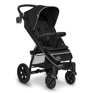 Carucior sport, Lionelo,  Annet Tour, De la nastere, Cu capotina impermeabila, Cu filtru UPF 50+, Cu maner reglabil, Plasa de tantari, Suport biberon, Saculet pentru picioare, Pana la 22 kg, Cu certificare TUV, Negru