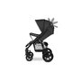 Carucior sport, Lionelo,  Annet Tour, De la nastere, Cu capotina impermeabila, Cu filtru UPF 50+, Cu maner reglabil, Plasa de tantari, Suport biberon, Saculet pentru picioare, Pana la 22 kg, Cu certificare TUV, Negru - 14