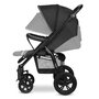 Carucior sport, Lionelo,  Annet Tour, De la nastere, Cu capotina impermeabila, Cu filtru UPF 50+, Cu maner reglabil, Plasa de tantari, Suport biberon, Saculet pentru picioare, Pana la 22 kg, Cu certificare TUV, Negru - 8