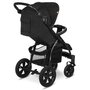 Carucior sport, Lionelo,  Annet Tour, De la nastere, Cu capotina impermeabila, Cu filtru UPF 50+, Cu maner reglabil, Plasa de tantari, Suport biberon, Saculet pentru picioare, Pana la 22 kg, Cu certificare TUV, Negru - 9