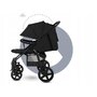 Carucior sport, Lionelo,  Annet Tour, De la nastere, Cu capotina impermeabila, Cu filtru UPF 50+, Cu maner reglabil, Plasa de tantari, Suport biberon, Saculet pentru picioare, Pana la 22 kg, Cu certificare TUV, Negru - 21