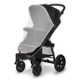 Carucior sport, Lionelo,  Annet Tour, De la nastere, Cu capotina impermeabila, Cu filtru UPF 50+, Cu maner reglabil, Plasa de tantari, Suport biberon, Saculet pentru picioare, Pana la 22 kg, Cu certificare TUV, Negru - 17