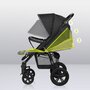 Carucior sport, Lionelo,  Annet Tour, De la nastere, Cu capotina impermeabila, Cu filtru UPF 50+, Cu maner reglabil, Plasa de tantari, Suport biberon, Saculet pentru picioare, Pana la 22 kg, Cu certificare TUV, Negru - 25