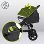 Carucior sport, Lionelo,  Annet Tour, De la nastere, Cu capotina impermeabila, Cu filtru UPF 50+, Cu maner reglabil, Plasa de tantari, Suport biberon, Saculet pentru picioare, Pana la 22 kg, Cu certificare TUV, Negru - 27