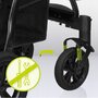 Carucior sport, Lionelo,  Annet Tour, De la nastere, Cu capotina impermeabila, Cu filtru UPF 50+, Cu maner reglabil, Plasa de tantari, Suport biberon, Saculet pentru picioare, Pana la 22 kg, Cu certificare TUV, Negru - 30