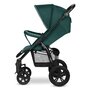 Carucior sport, Lionelo,  Annet Tour, De la nastere, Cu capotina impermeabila, Cu filtru UPF 50+, Cu maner reglabil, Plasa de tantari, Suport biberon, Saculet pentru picioare, Pana la 22 kg, Cu certificare TUV, Verde - 11