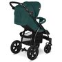 Carucior sport, Lionelo,  Annet Tour, De la nastere, Cu capotina impermeabila, Cu filtru UPF 50+, Cu maner reglabil, Plasa de tantari, Suport biberon, Saculet pentru picioare, Pana la 22 kg, Cu certificare TUV, Verde - 13