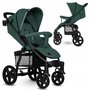 Carucior sport, Lionelo,  Annet Tour, De la nastere, Cu capotina impermeabila, Cu filtru UPF 50+, Cu maner reglabil, Plasa de tantari, Suport biberon, Saculet pentru picioare, Pana la 22 kg, Cu certificare TUV, Verde - 3