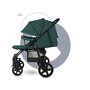 Carucior sport, Lionelo,  Annet Tour, De la nastere, Cu capotina impermeabila, Cu filtru UPF 50+, Cu maner reglabil, Plasa de tantari, Suport biberon, Saculet pentru picioare, Pana la 22 kg, Cu certificare TUV, Verde - 23