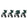 Carucior sport, Lionelo,  Annet Tour, De la nastere, Cu capotina impermeabila, Cu filtru UPF 50+, Cu maner reglabil, Plasa de tantari, Suport biberon, Saculet pentru picioare, Pana la 22 kg, Cu certificare TUV, Verde - 4