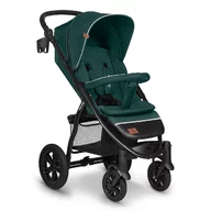 Carucior sport, Lionelo,  Annet Tour, De la nastere, Cu capotina impermeabila, Cu filtru UPF 50+, Cu maner reglabil, Plasa de tantari, Suport biberon, Saculet pentru picioare, Pana la 22 kg, Cu certificare TUV, Verde