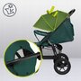 Carucior sport, Lionelo,  Annet Tour, De la nastere, Cu capotina impermeabila, Cu filtru UPF 50+, Cu maner reglabil, Plasa de tantari, Suport biberon, Saculet pentru picioare, Pana la 22 kg, Cu certificare TUV, Verde - 30