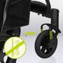 Carucior sport, Lionelo,  Annet Tour, De la nastere, Cu capotina impermeabila, Cu filtru UPF 50+, Cu maner reglabil, Plasa de tantari, Suport biberon, Saculet pentru picioare, Pana la 22 kg, Cu certificare TUV, Verde - 33