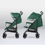 Carucior sport, Lionelo, Elia, Cu plasa de tantari, Suport de picioare reglabil, Spatar ajustabil in 4 pozitii, Capotina XXL, Pliere tip umbrela, Capacitate 15 kg, 6 luni+, EN 1888, Verde - 16