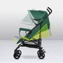 Carucior sport, Lionelo, Elia, Cu plasa de tantari, Suport de picioare reglabil, Spatar ajustabil in 4 pozitii, Capotina XXL, Pliere tip umbrela, Capacitate 15 kg, 6 luni+, EN 1888, Verde - 21