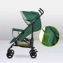 Carucior sport, Lionelo, Elia, Cu plasa de tantari, Suport de picioare reglabil, Spatar ajustabil in 4 pozitii, Capotina XXL, Pliere tip umbrela, Capacitate 15 kg, 6 luni+, EN 1888, Verde - 17