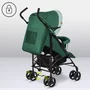 Carucior sport, Lionelo, Elia, Cu plasa de tantari, Suport de picioare reglabil, Spatar ajustabil in 4 pozitii, Capotina XXL, Pliere tip umbrela, Capacitate 15 kg, 6 luni+, EN 1888, Verde - 14