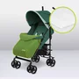 Carucior sport, Lionelo, Elia, Cu plasa de tantari, Suport de picioare reglabil, Spatar ajustabil in 4 pozitii, Capotina XXL, Pliere tip umbrela, Capacitate 15 kg, 6 luni+, EN 1888, Verde - 25