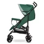Carucior sport, Lionelo, Elia, Cu plasa de tantari, Suport de picioare reglabil, Spatar ajustabil in 4 pozitii, Capotina XXL, Pliere tip umbrela, Capacitate 15 kg, 6 luni+, EN 1888, Verde - 4
