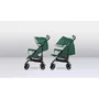 Carucior sport, Lionelo, Elia, Cu plasa de tantari, Suport de picioare reglabil, Spatar ajustabil in 4 pozitii, Capotina XXL, Pliere tip umbrela, Capacitate 15 kg, 6 luni+, EN 1888, Verde - 15