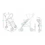 Carucior sport, Lionelo, Elia Oslo, Cu plasa de tantari, Suport de picioare reglabil, Spatar ajustabil in 4 pozitii, Capotina XXL, Pliere tip umbrela, Capacitate 15 kg, 6 luni+, EN 1888, Negru/Alb - 21