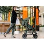 Carucior sport, Lionelo, Emma Plus, Cu tavita, 2 Suporturi pentru pahar, Geanta accesorii, Conform cu standardul european de securitate EN1888-1, Forest Green - 17