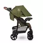 Carucior sport, Lionelo, Emma Plus, Cu tavita, 2 Suporturi pentru pahar, Geanta accesorii, Conform cu standardul european de securitate EN1888-1, Forest Green - 6