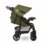 Carucior sport, Lionelo, Emma Plus, Cu tavita, 2 Suporturi pentru pahar, Geanta accesorii, Conform cu standardul european de securitate EN1888-1, Forest Green - 7