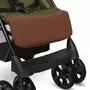 Carucior sport, Lionelo, Emma Plus, Cu tavita, 2 Suporturi pentru pahar, Geanta accesorii, Conform cu standardul european de securitate EN1888-1, Forest Green - 9