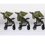 Carucior sport, Lionelo, Emma Plus, Cu tavita, 2 Suporturi pentru pahar, Geanta accesorii, Conform cu standardul european de securitate EN1888-1, Forest Green - 25