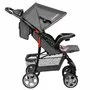 Carucior sport, Lionelo, Emma Plus, Cu tavita, 2 Suporturi pentru pahar, Geanta accesorii, Conform cu standardul european de securitate EN1888-1, Pink Scandi - 6