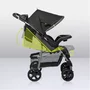 Carucior sport, Lionelo, Emma Plus, Cu tavita, 2 Suporturi pentru pahar, Geanta accesorii, Conform cu standardul european de securitate EN1888-1, Stone - 35