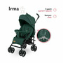 Lionelo - Carucior sport Irma, Cu husa de picioare, Cu plasa de tantari, Conform cu standardul european de securitate EN1888-1, Verde Inchis, Resigilat - 5