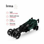 Lionelo - Carucior sport Irma, Cu husa de picioare, Cu plasa de tantari, Conform cu standardul european de securitate EN1888-1, Verde Inchis, Resigilat - 7
