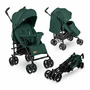Lionelo - Carucior sport Irma, Cu husa de picioare, Cu plasa de tantari, Conform cu standardul european de securitate EN1888-1, Verde Inchis, Resigilat - 1